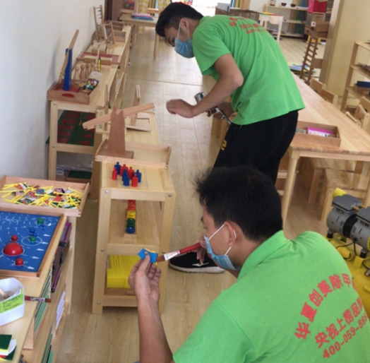 幼儿园除甲醛施工