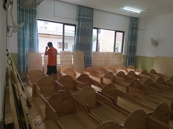 南宁市直属机关保育院凤岭校区精细化除甲醛，由南宁除甲醛公司维美居环保施工